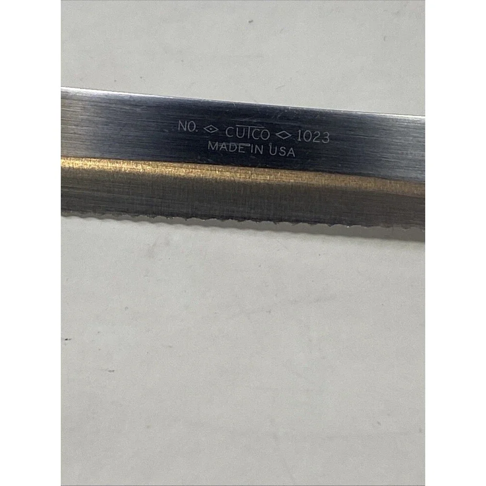 Cutco Carving Set With Wall Storage Box, No 26, 27, &23 On Knife